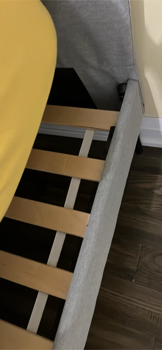 Double or Full size LIKE NEW IKEA bed frame only with Slats - photo 5