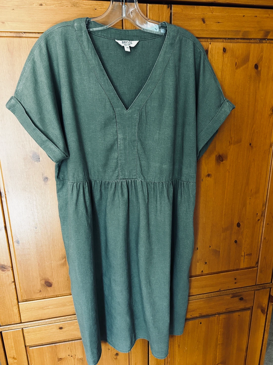 100% LINEN Dress With two pockets
