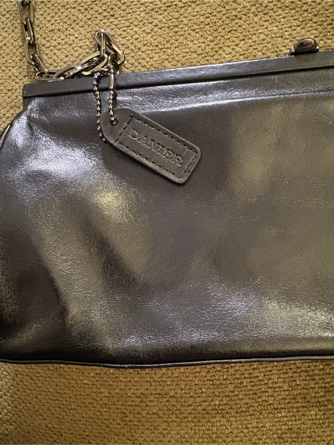 Danier Black Clutch with Chain Strap - photo 4