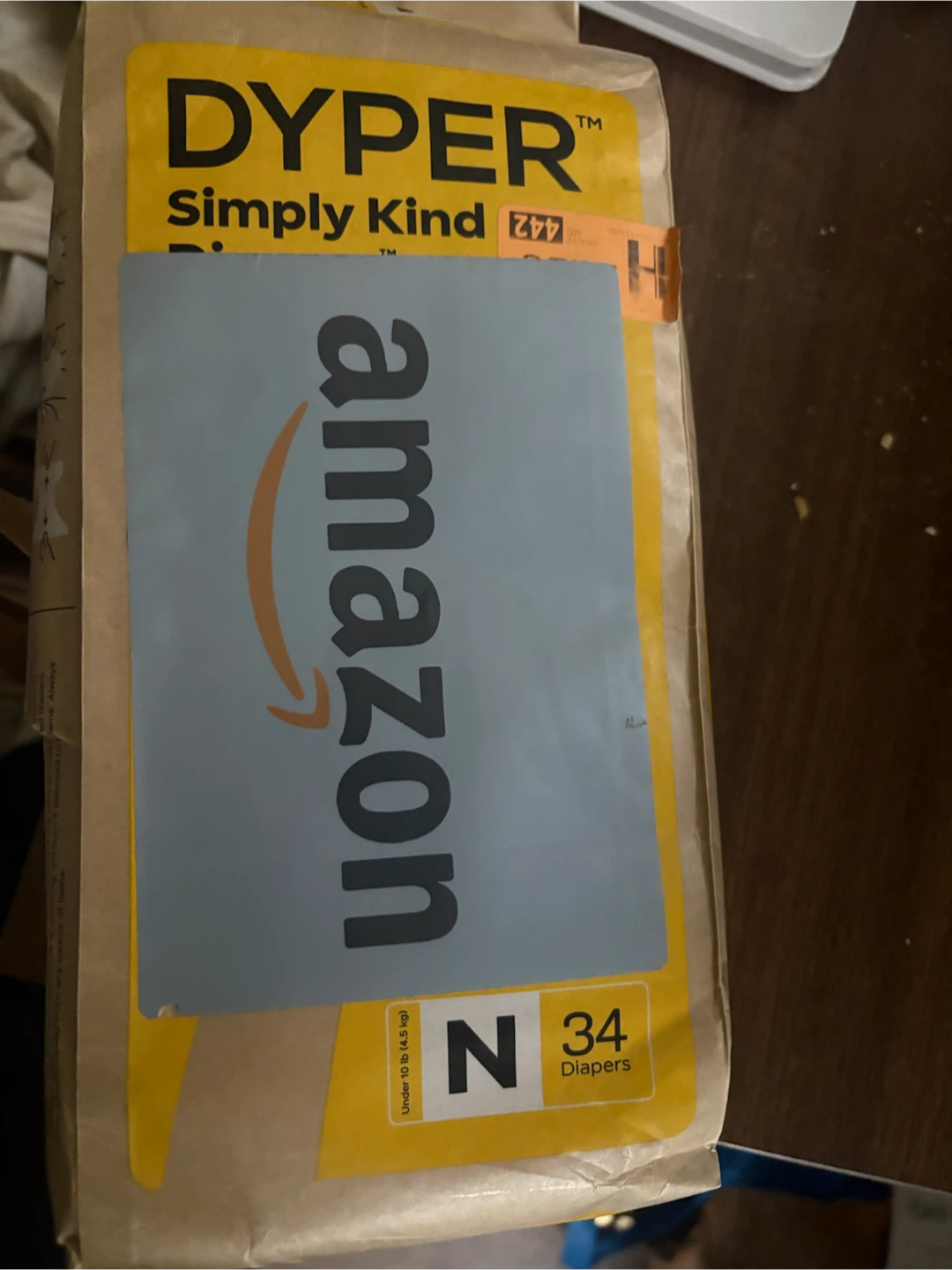 Dyper Simply Kind Diapers - Size N (34 Count)
