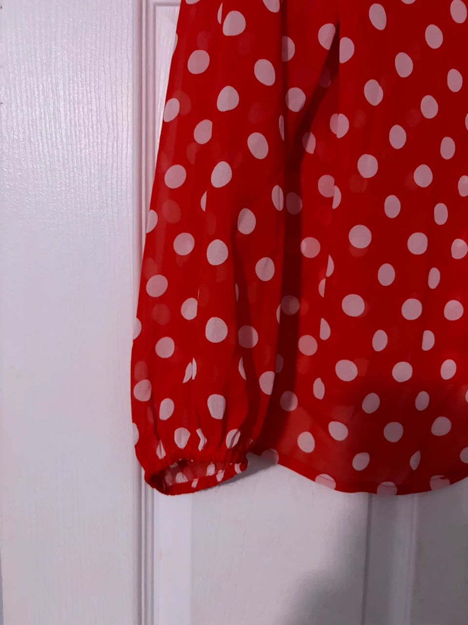 Red Polka Dot Blouse - photo 3