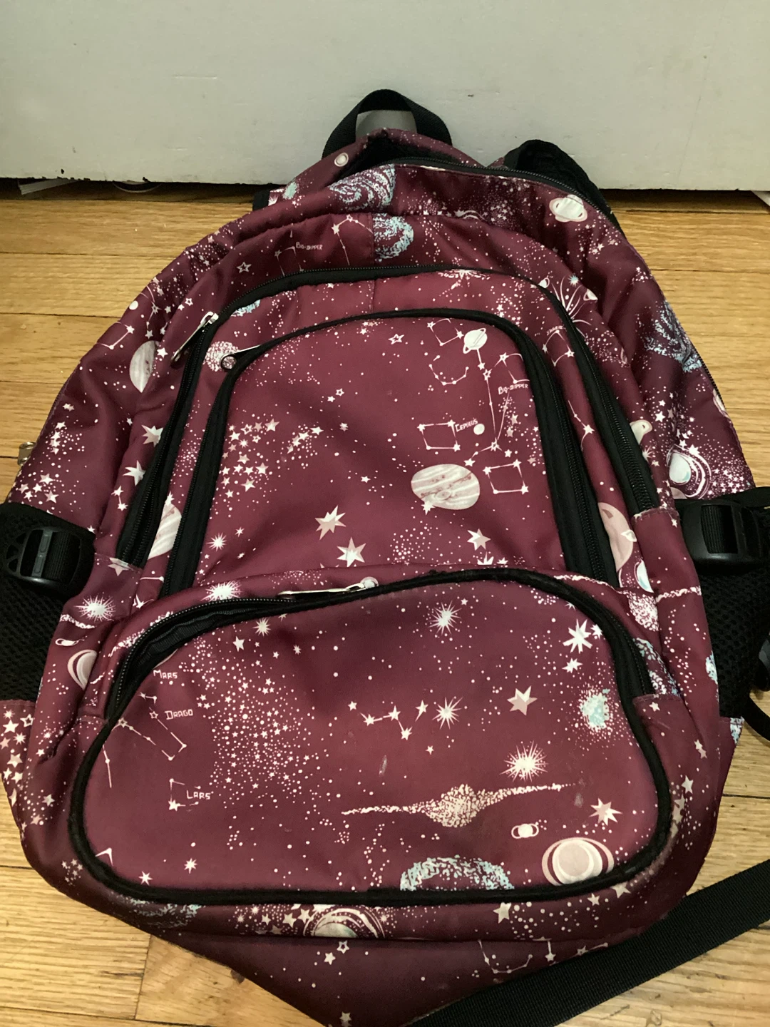 Needs some repair - Kids Backpack - Space Constellation Print