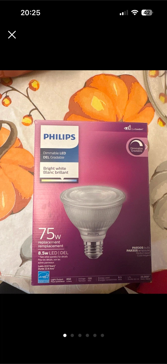 Philips Dimmable LED PAR30S Bulb