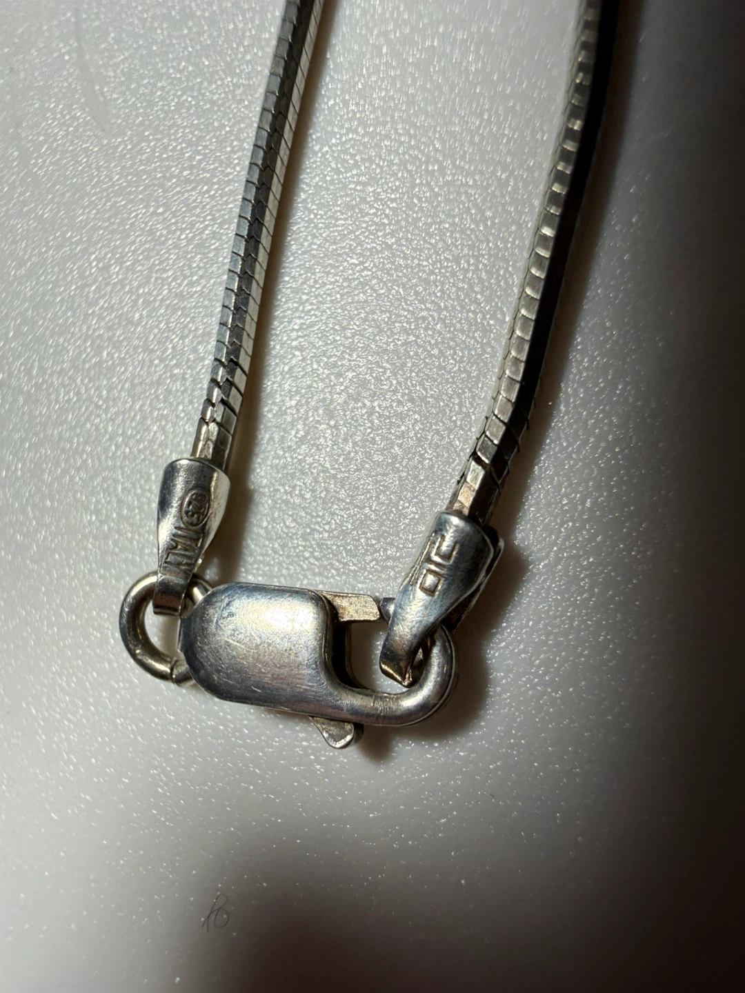 925 Sterling Silver Italy Box Chain Necklace 24" 8g - photo 5