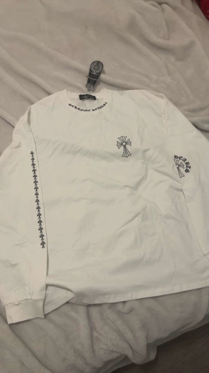 Chrome Hearts White Long Sleeve Shirt