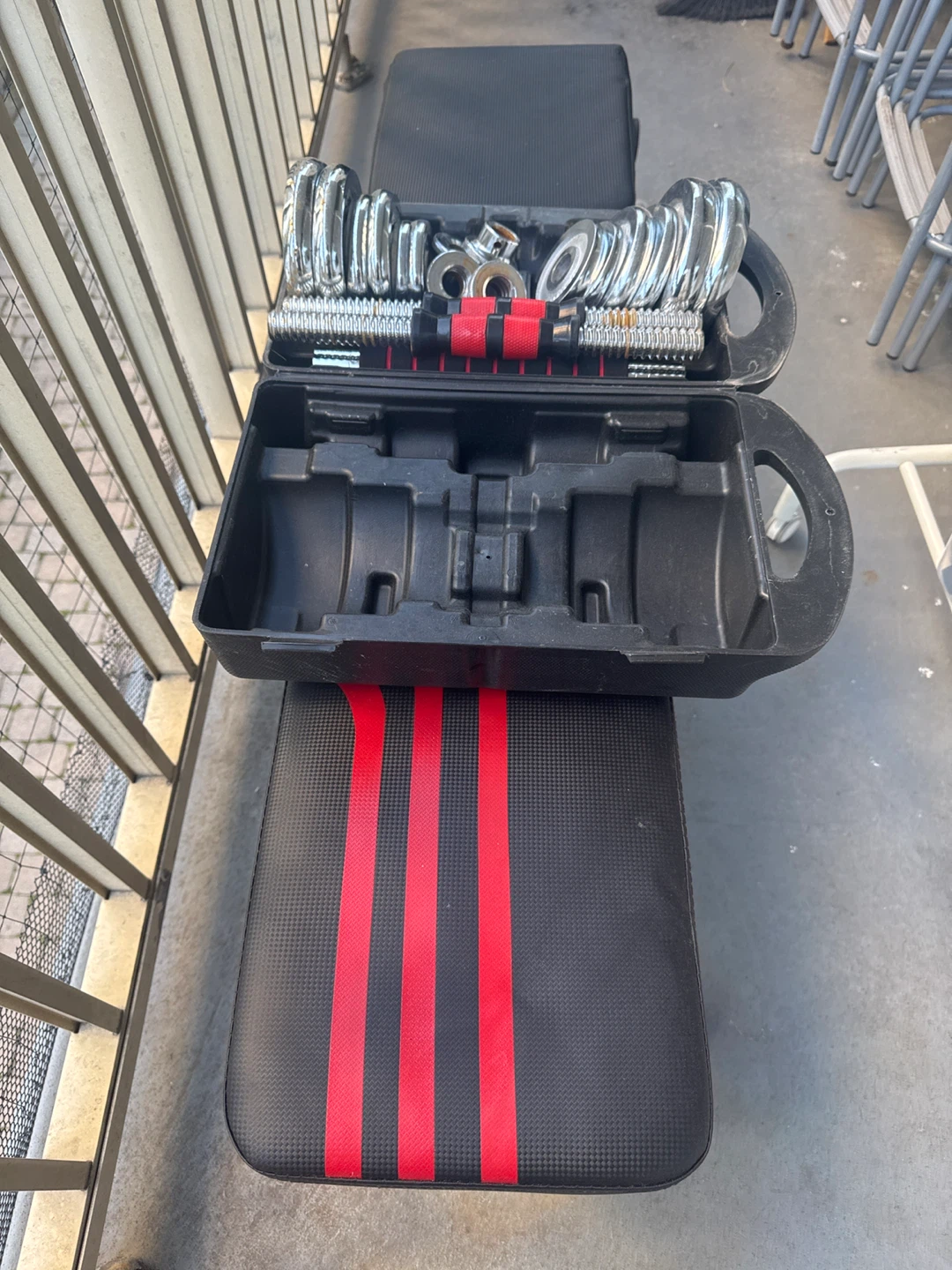 Adjustable Dumbbell Set with Case - photo 2