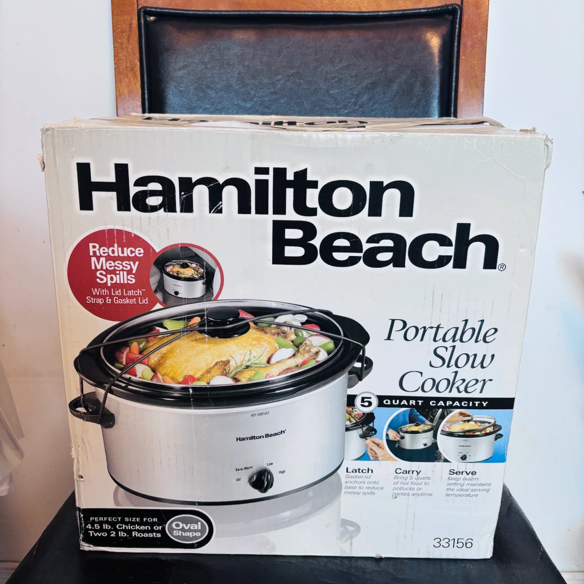 Hamilton Beach Portable Slow Cooker - 5 Quart