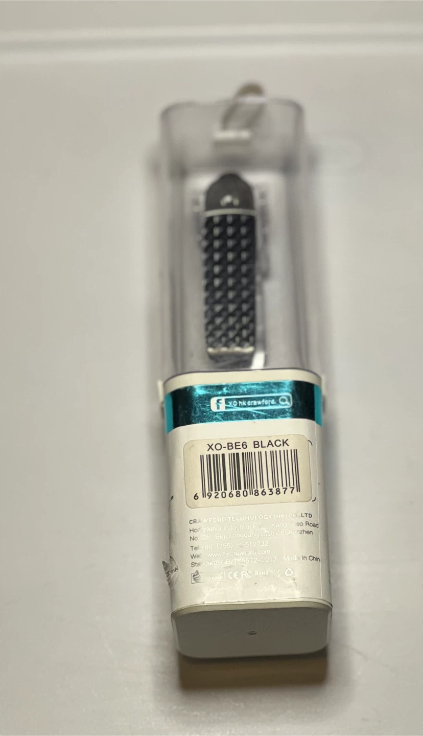 XO-BE6 Black Bluetooth Headset - photo 2