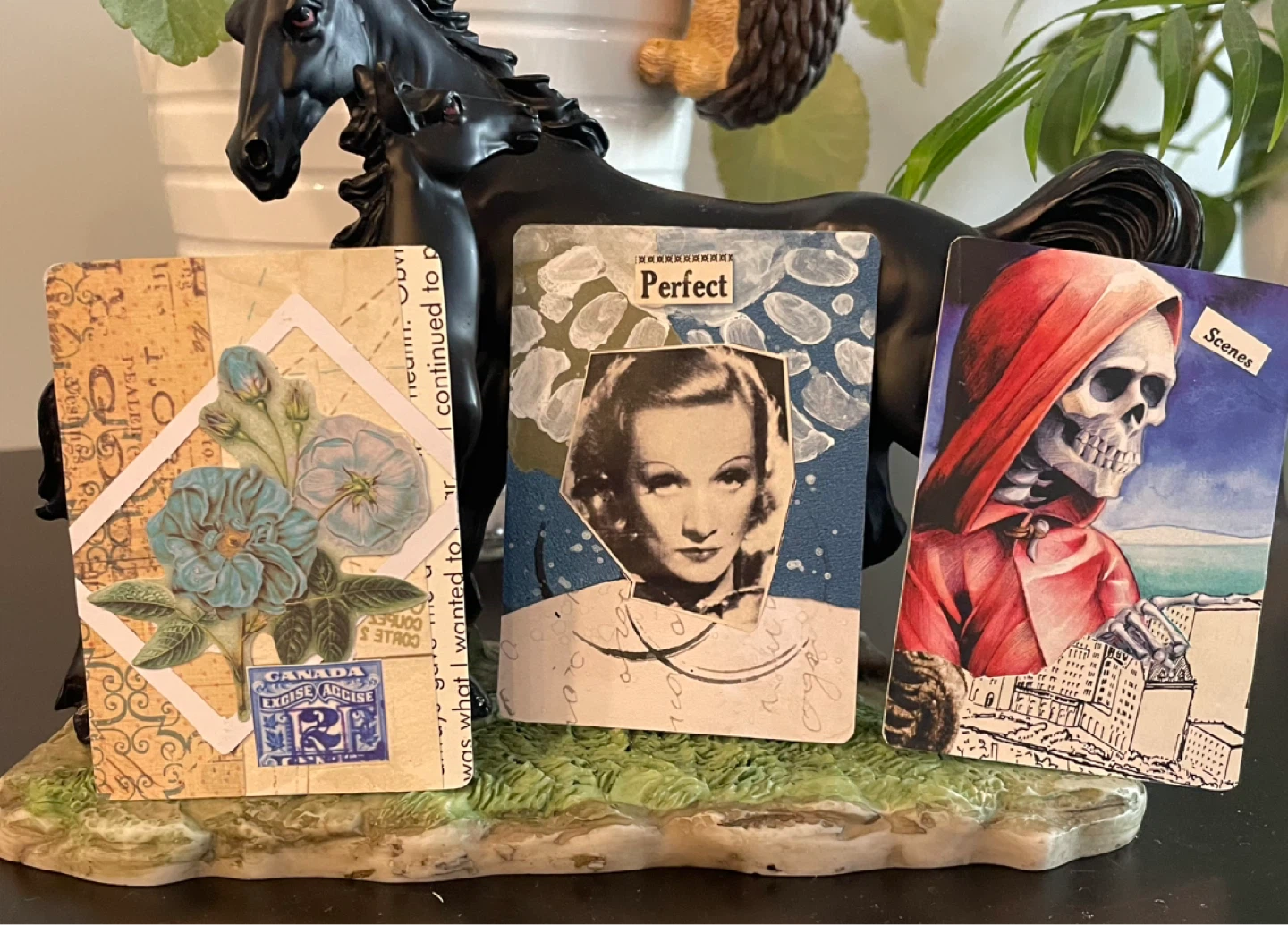 Mixed Media Collage Art Cards - photo 3