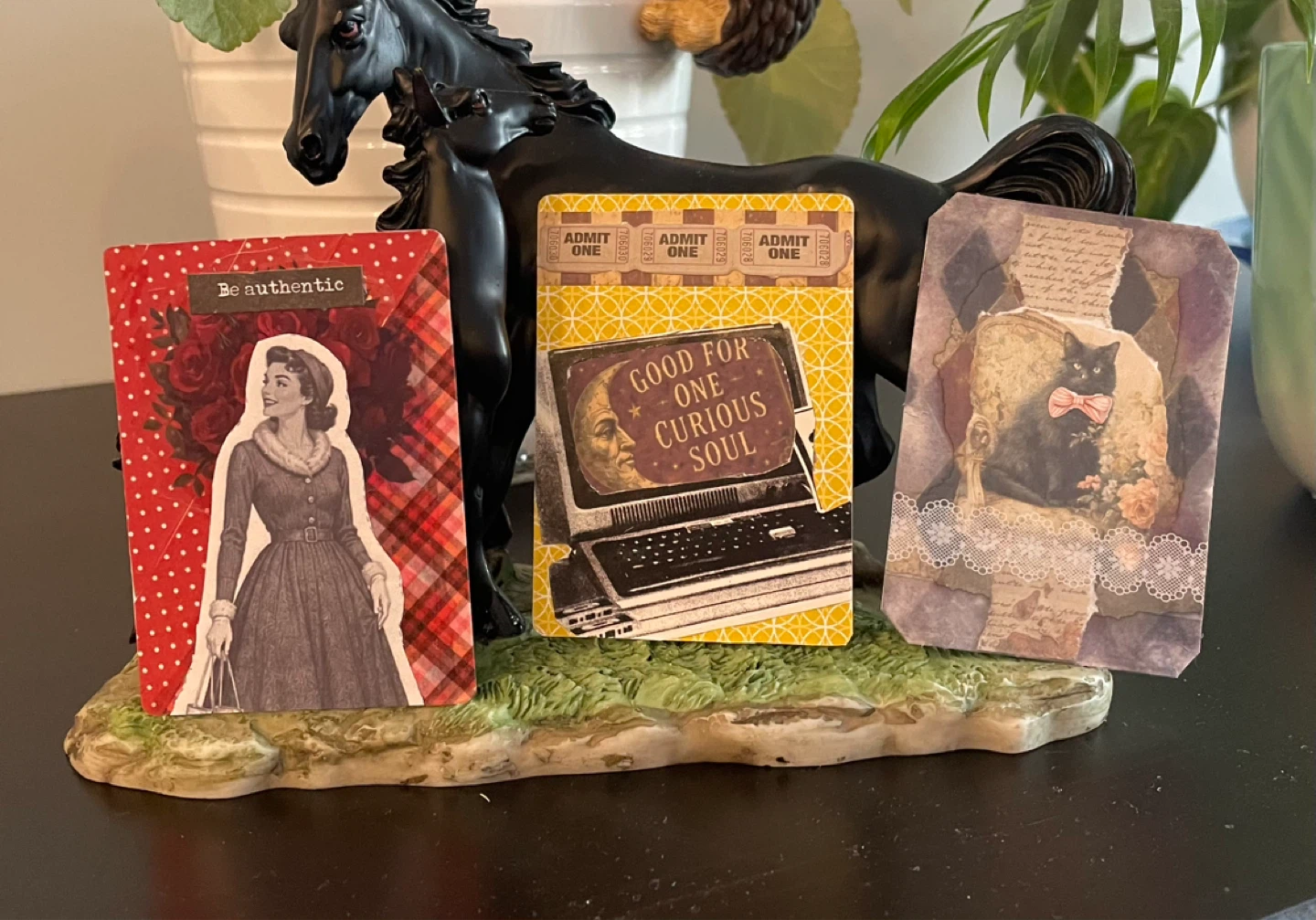 Mixed Media Collage Art Cards - photo 2