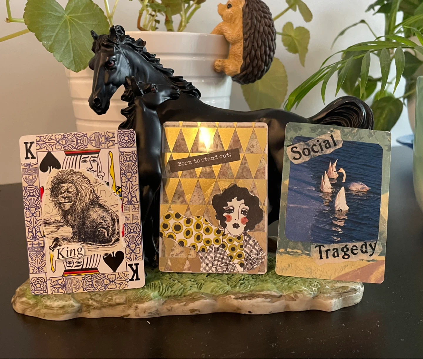 Mixed Media Collage Art Cards