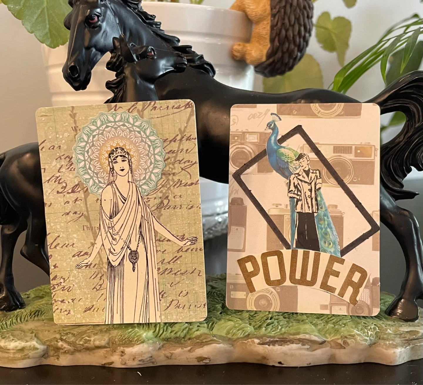 Mixed Media Collage Art Cards - photo 4