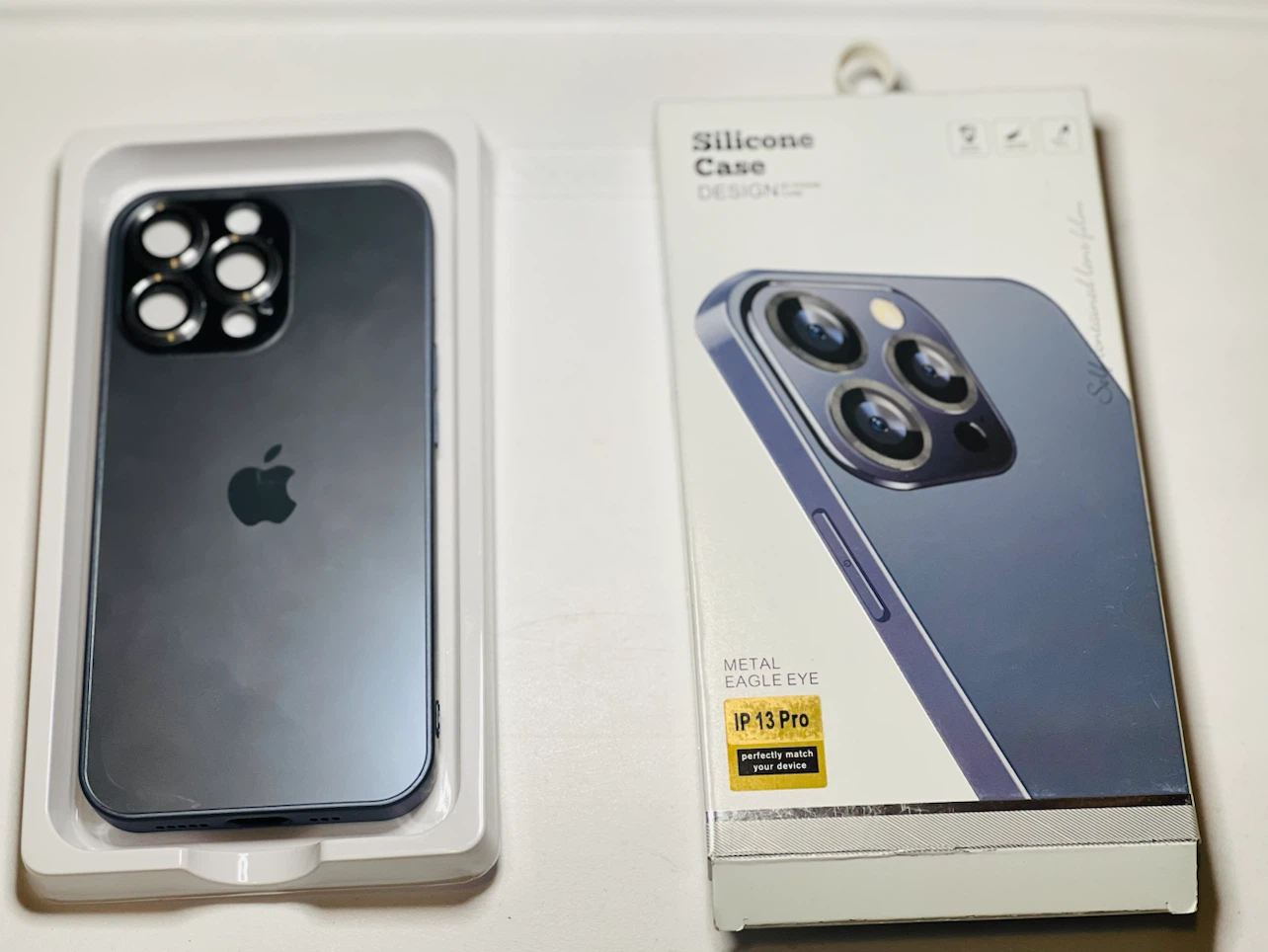 Silicone Case for iPhone 13 Pro - Metal Eagle Eye