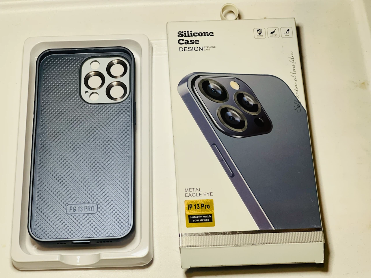 Silicone Case for iPhone 13 Pro - Metal Eagle Eye - photo 2