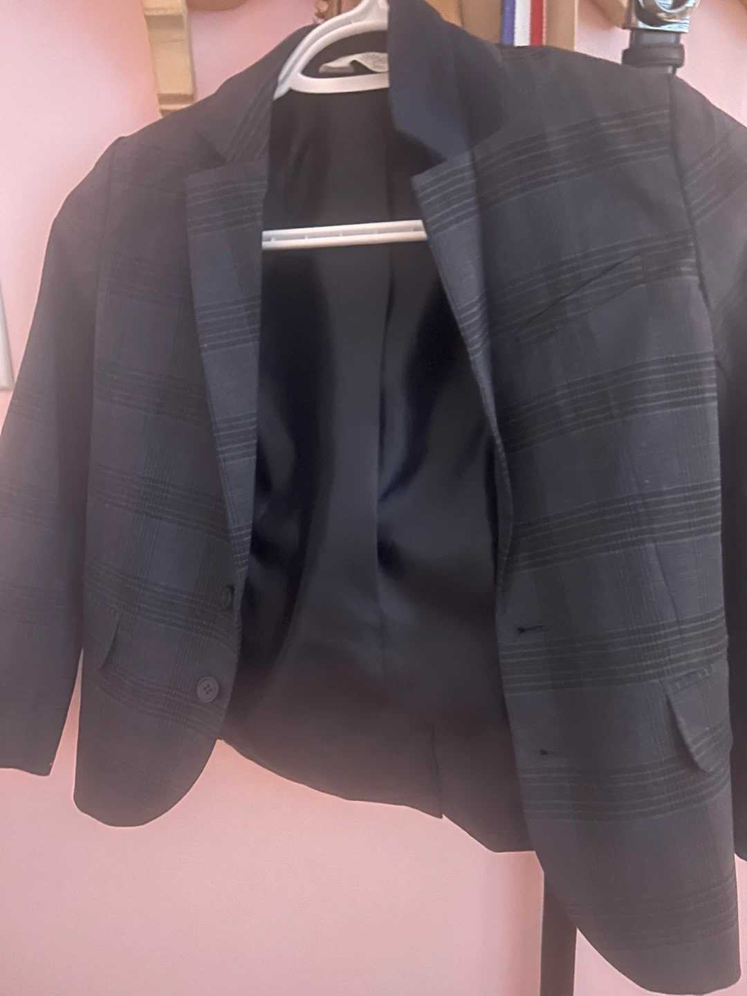 Boys Black Dress Suit and shoes - photo 4