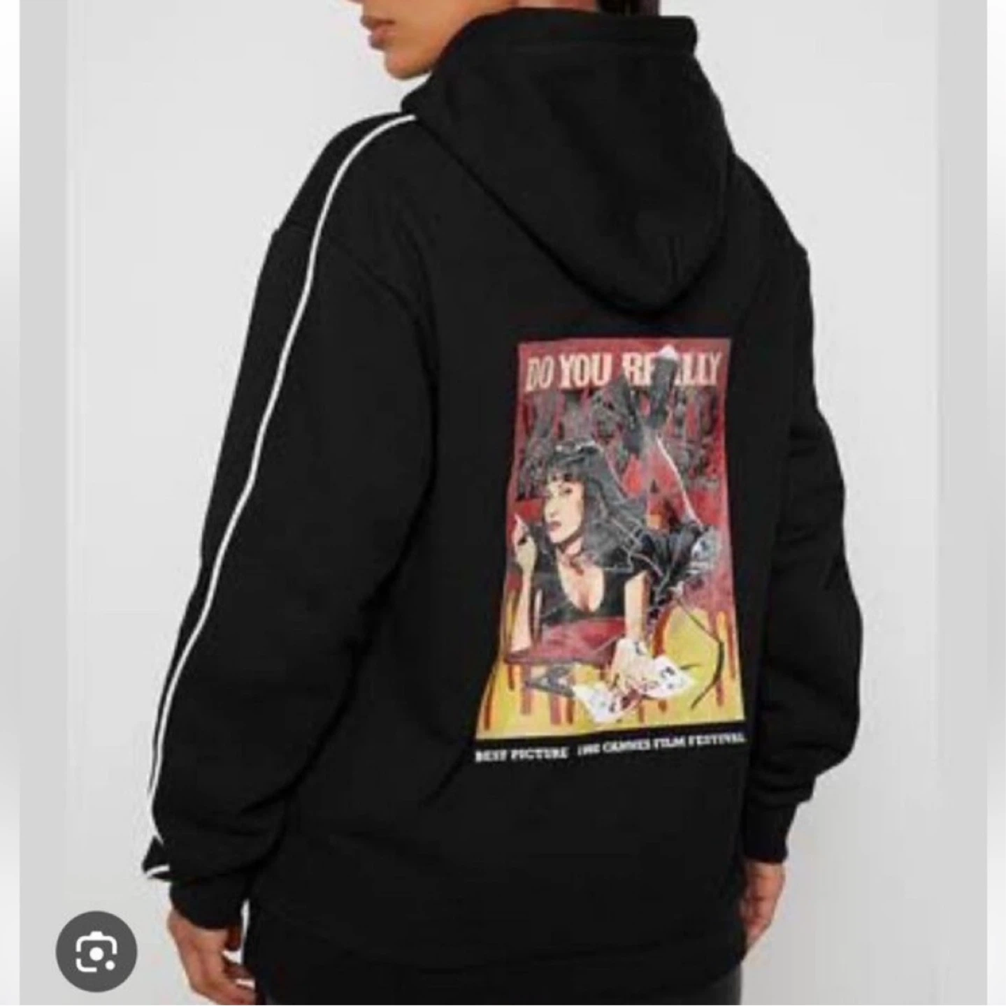 Pulp fiction graphic oversized hoodie maniere de voir - photo 2