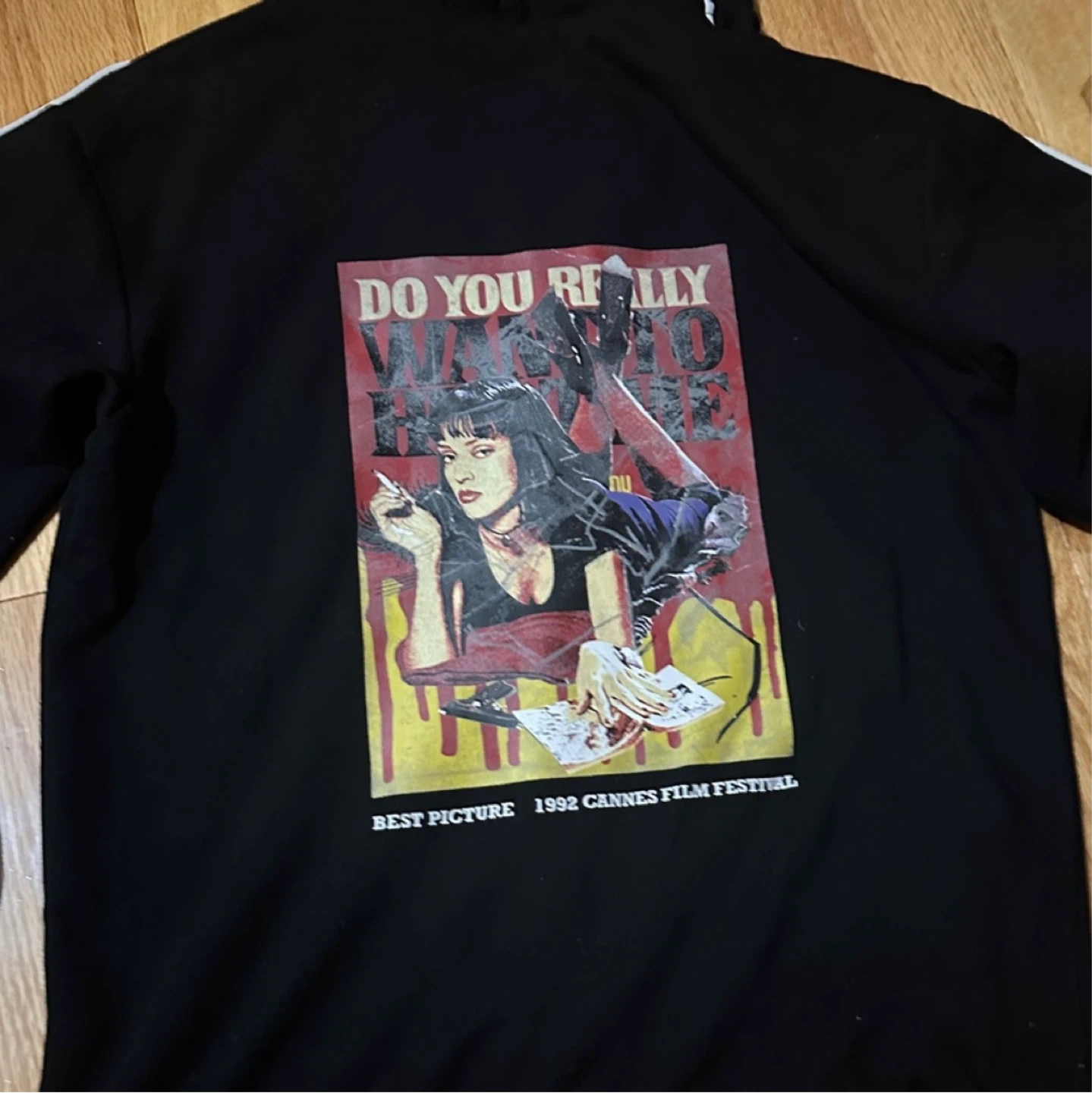 Pulp fiction graphic oversized hoodie maniere de voir - photo 4