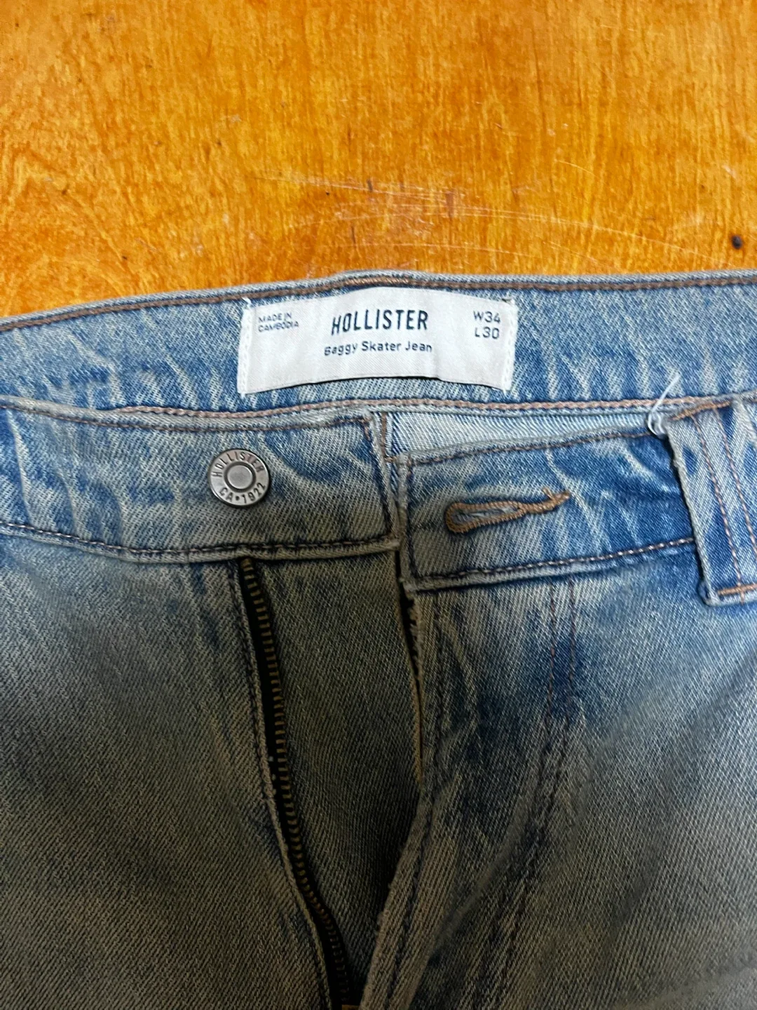 Hollister Baggy Skater Jeans W34 L30 - photo 2