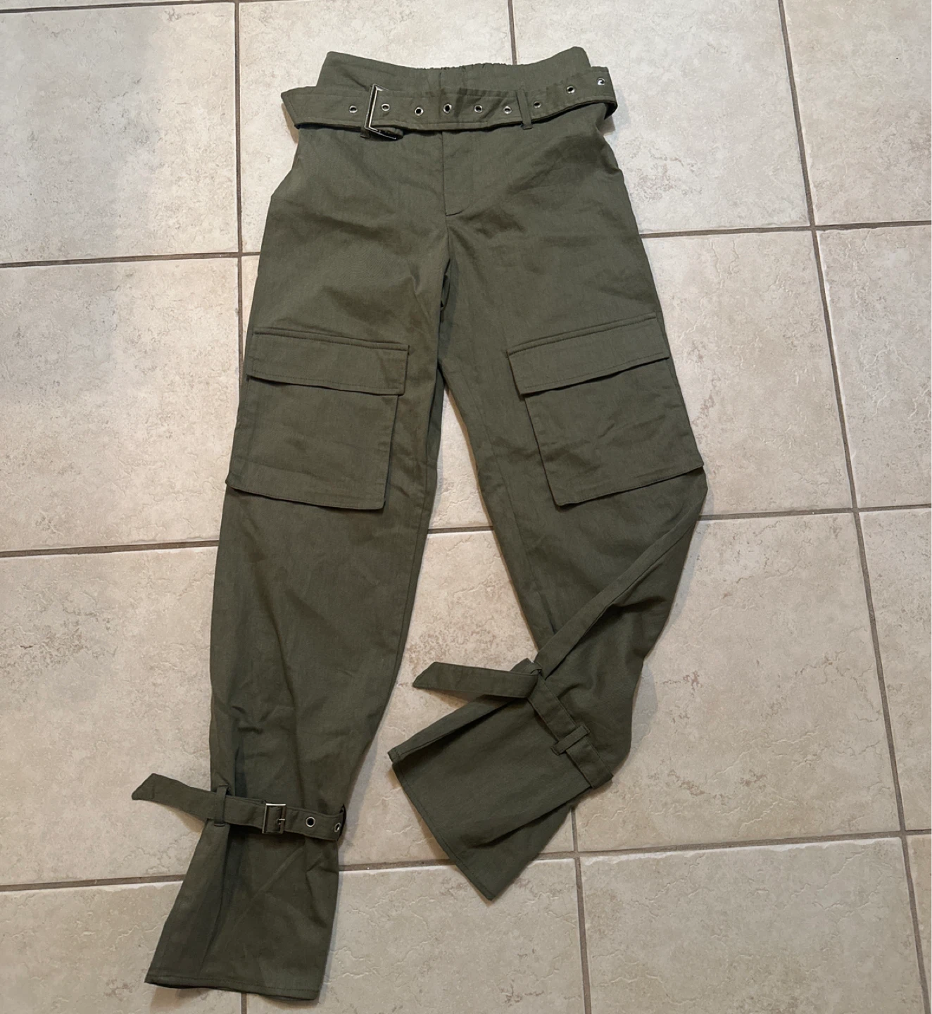 Olive Cargo Pants S