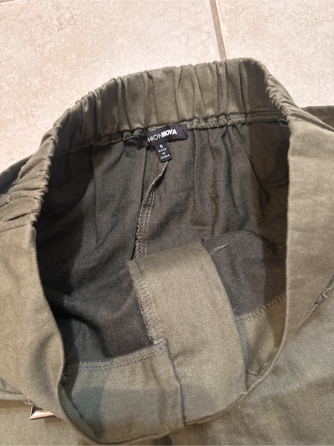 Olive Cargo Pants S - photo 3