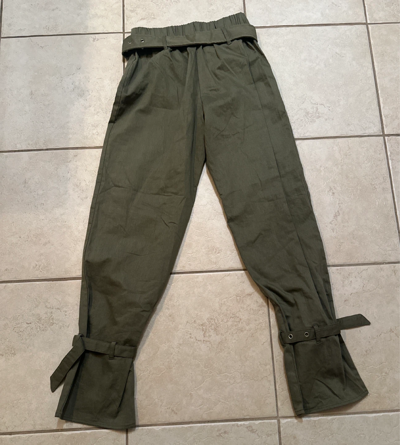 Olive Cargo Pants S - photo 4
