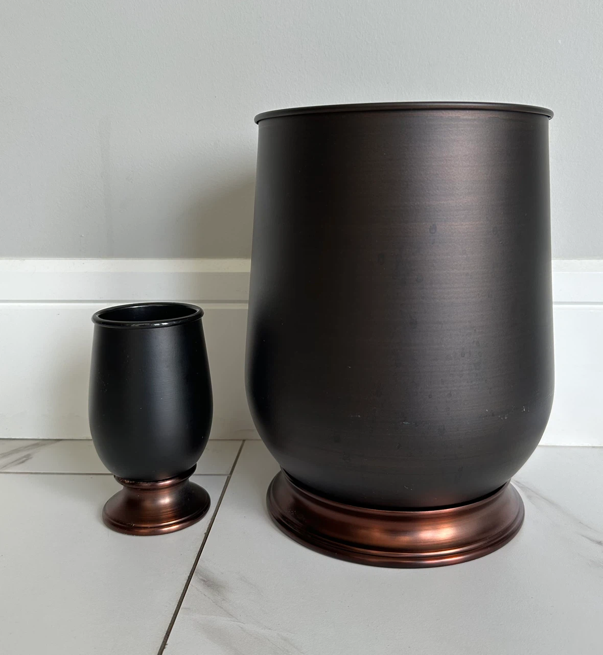 Can & Toothbrush Holder Set