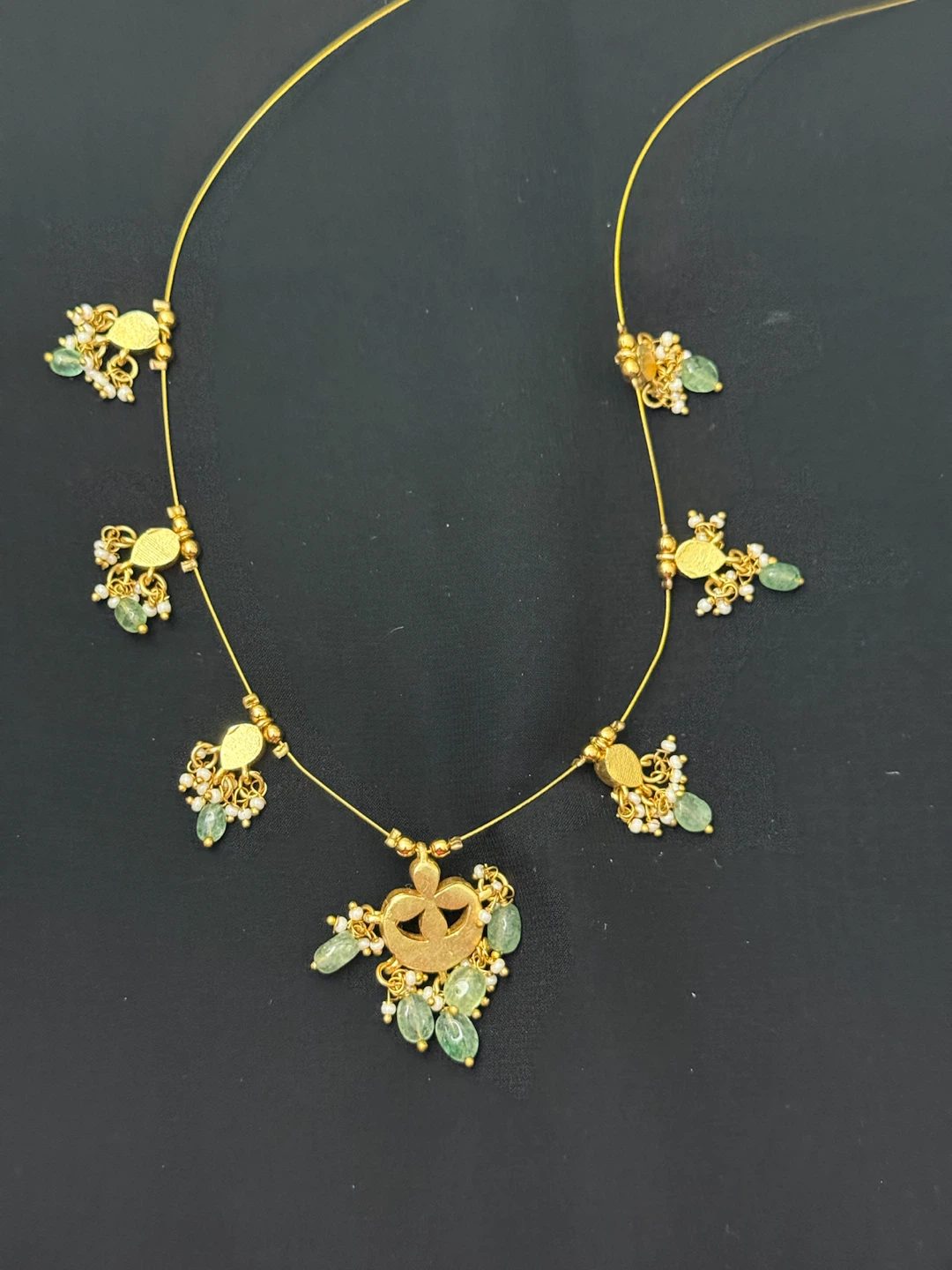 Gold plated indian heritage necklace - photo 4