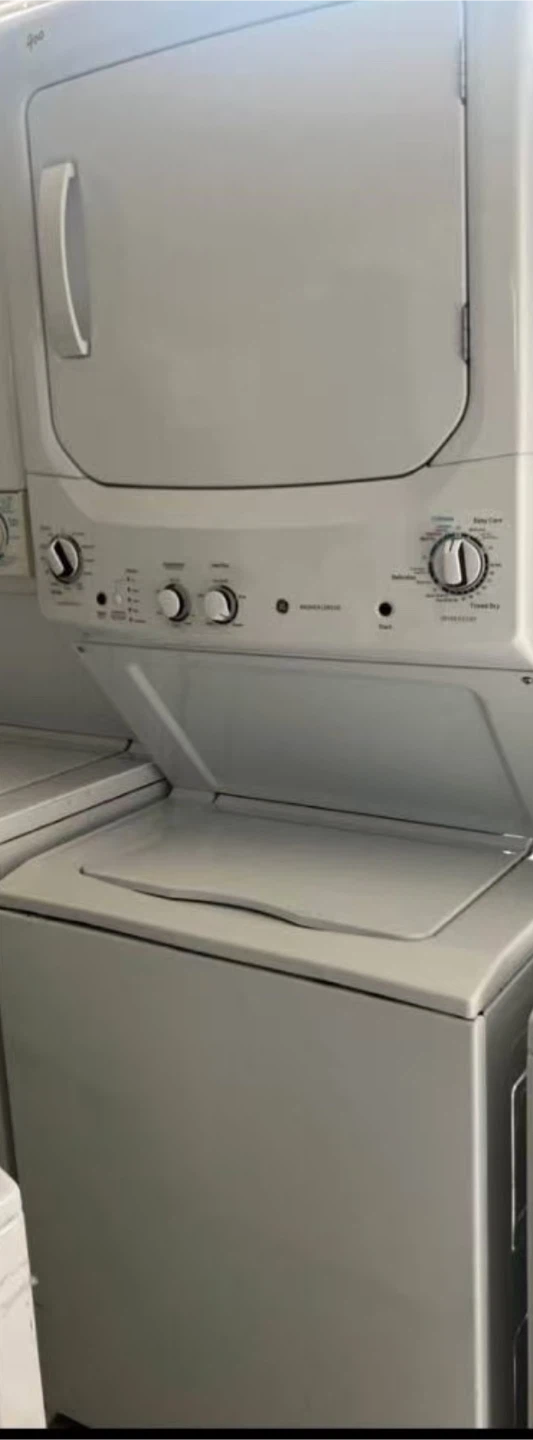 GE Stackable Washer and Dryer - photo 2
