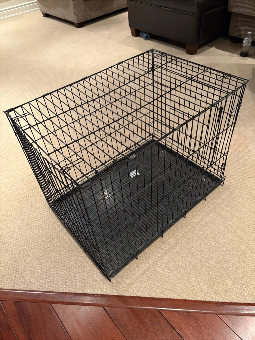 Wire Dog Crate with Tray - photo 2