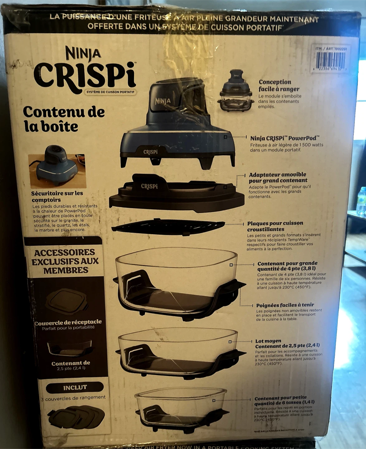 NINJA CRISPI PORTABLE AIR FRYER - photo 3