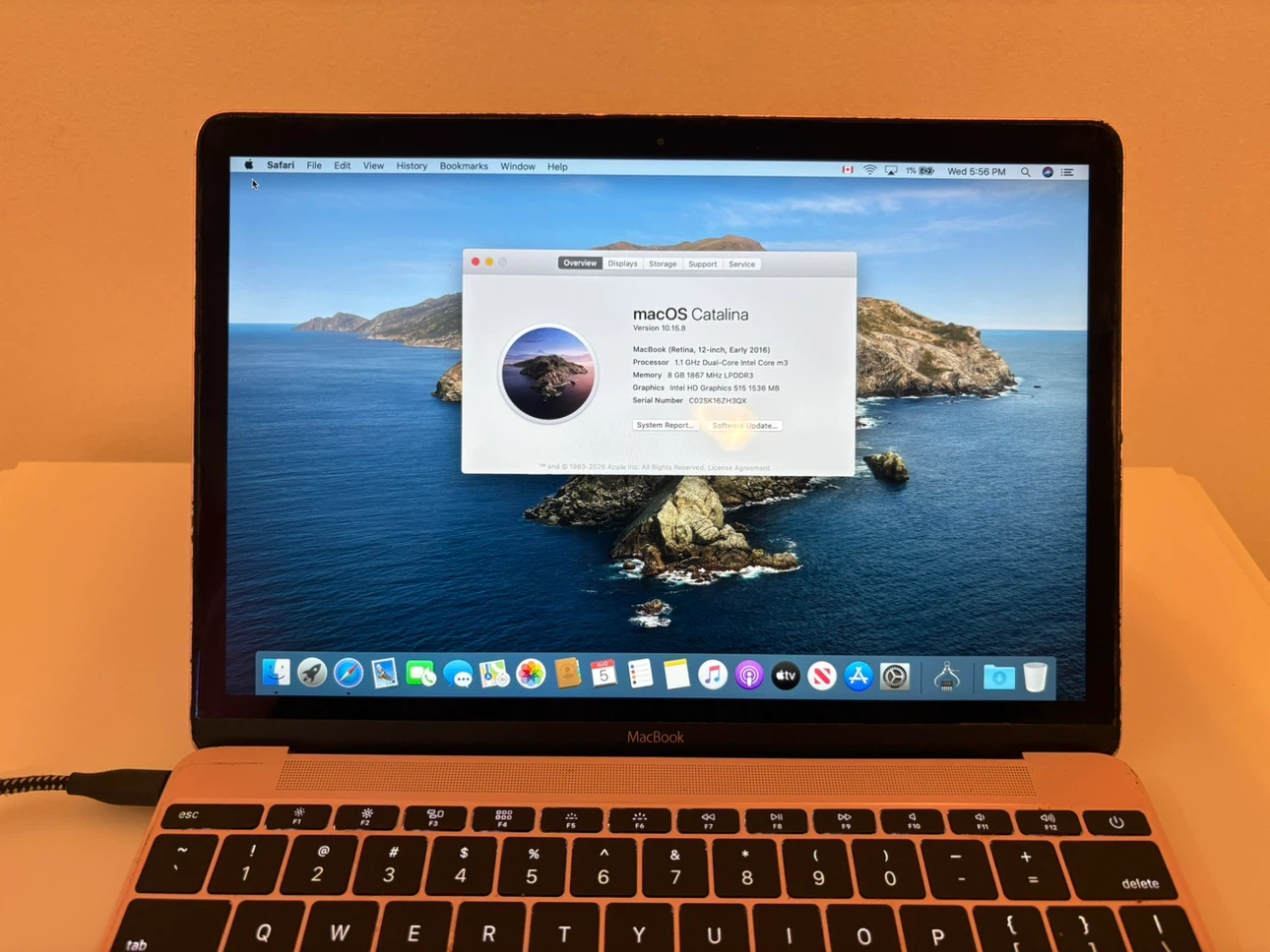 Apple MacBook 12” Retina,Rose Gold – 8GB / 256GB SSD - photo 2
