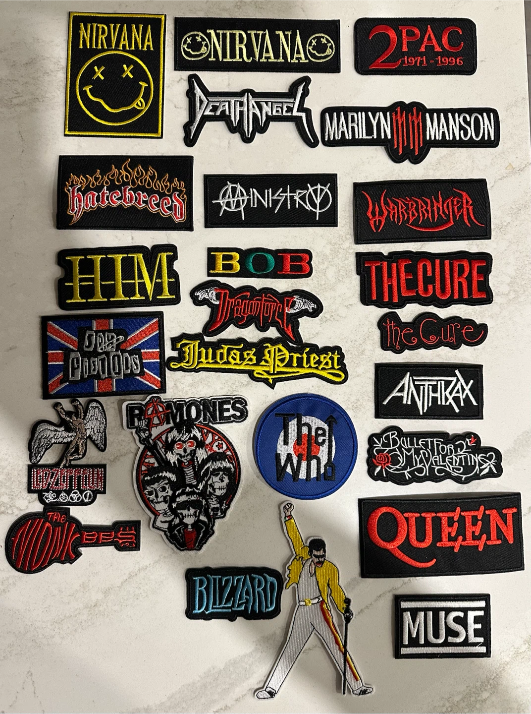 Assorted Band Patches
