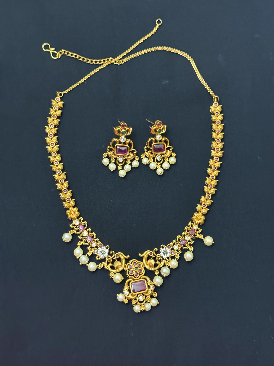 Gold plated indian heritage jewelry