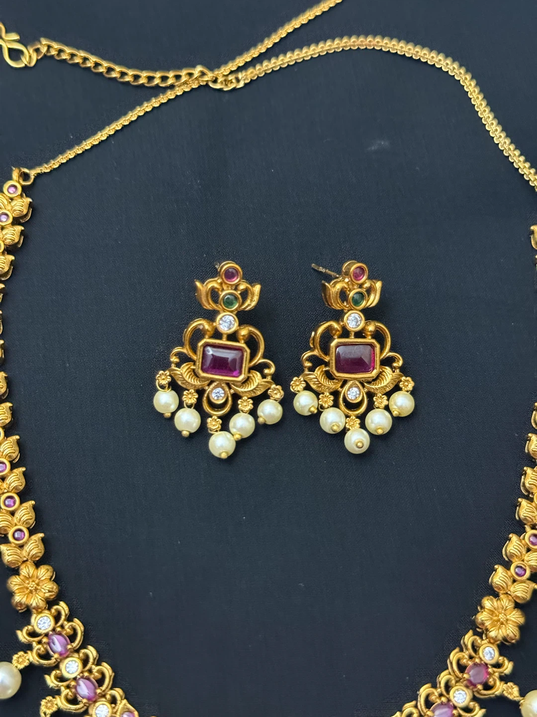Gold plated indian heritage jewelry - photo 3
