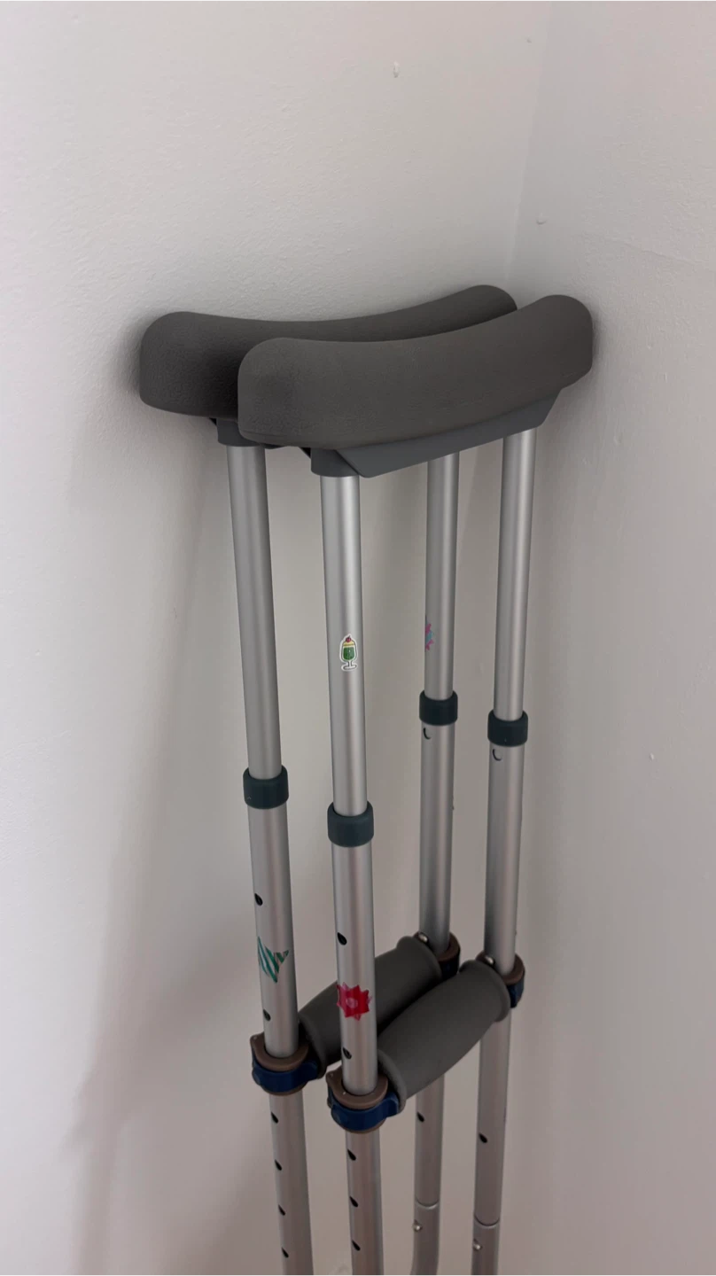 Adjustable Aluminum Crutches - photo 2