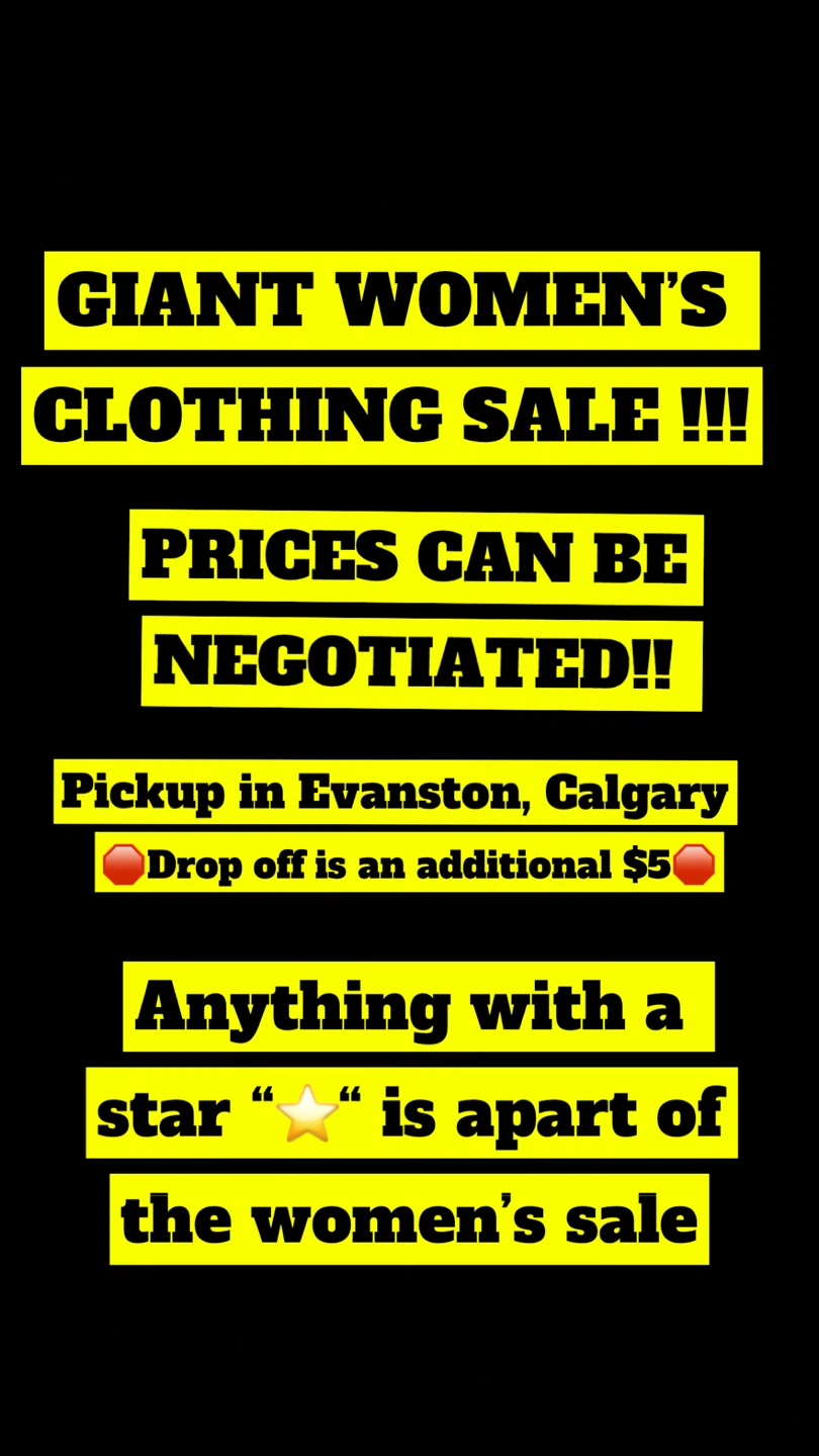 Giant Women's Clothing Sale ‼️‼️‼️