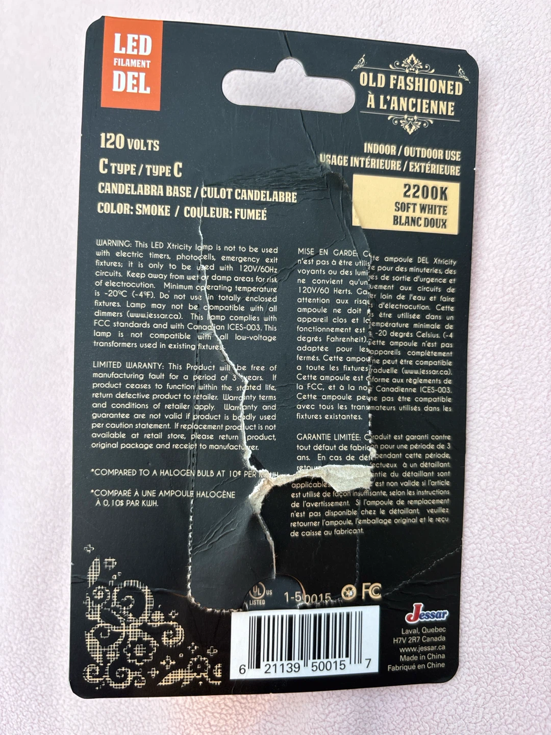 Xtricity Candelabra Base LED Filament Bulb - photo 2