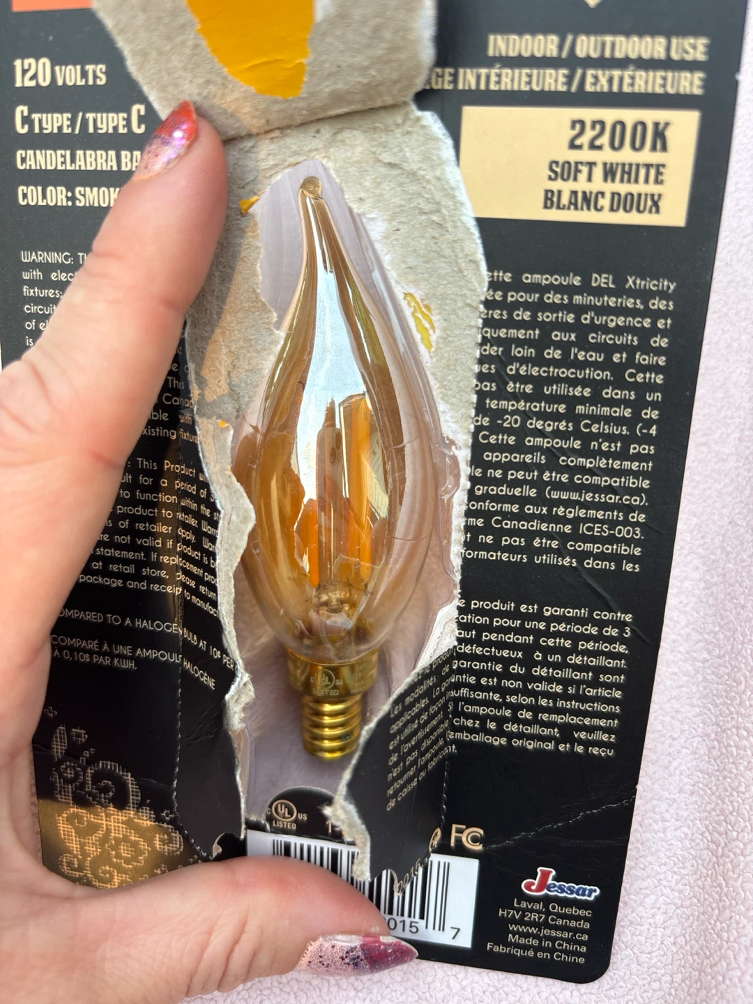 Xtricity Candelabra Base LED Filament Bulb - photo 3