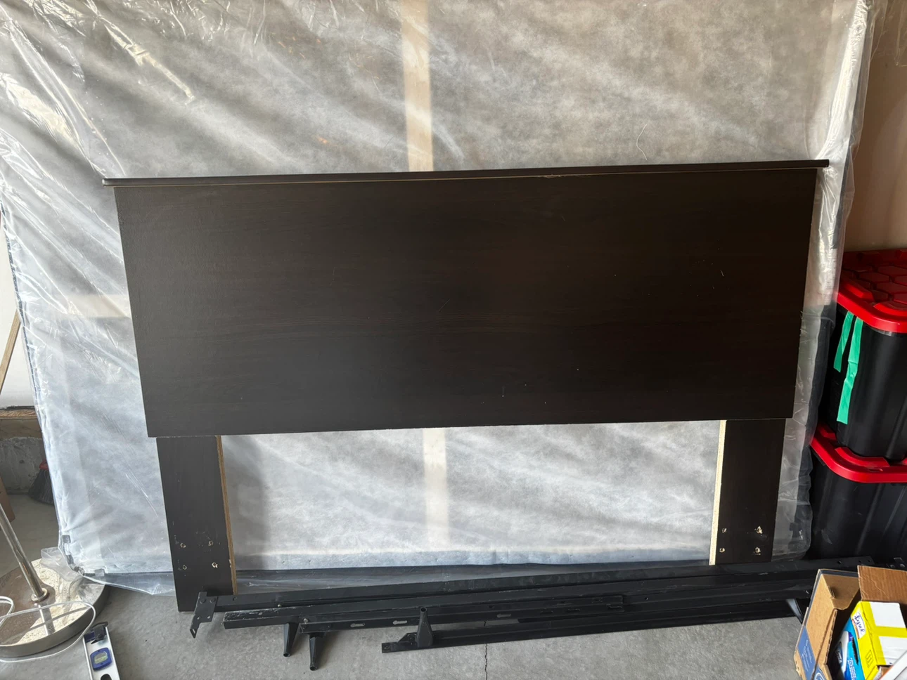 Bed frame and box spring