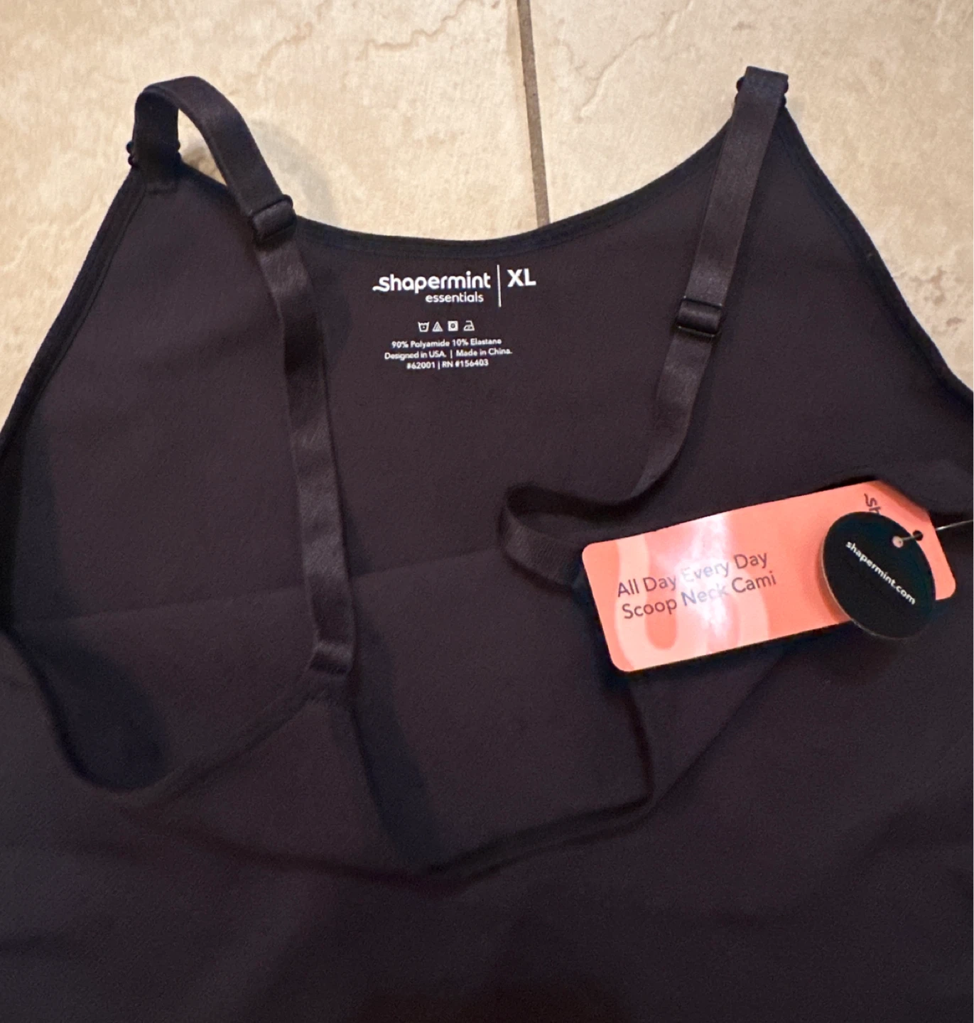 NWT - Essentials Scoop Neck Cami XL Shapermint - photo 3