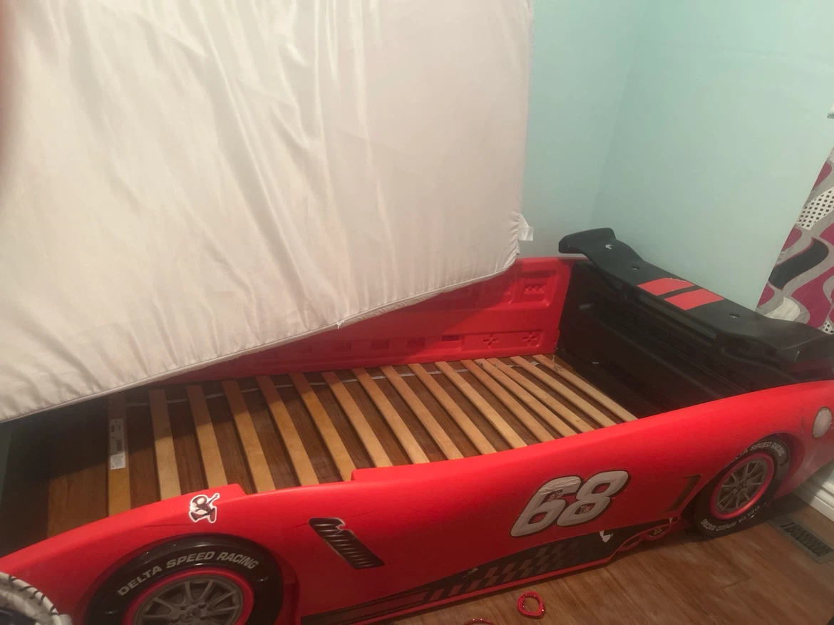 Red Race Car Bed Frame - photo 2