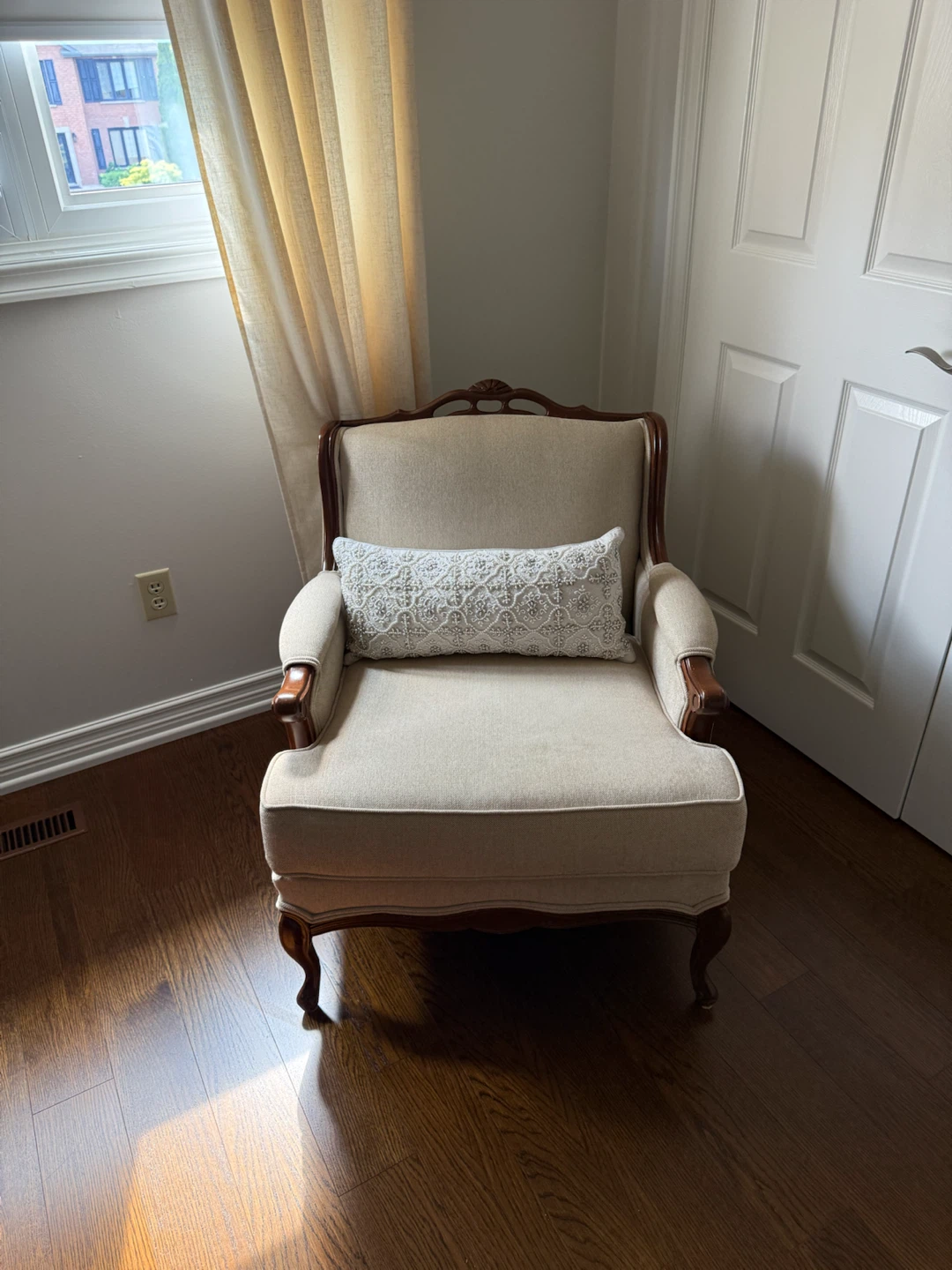 Living room couch and chair - photo 4
