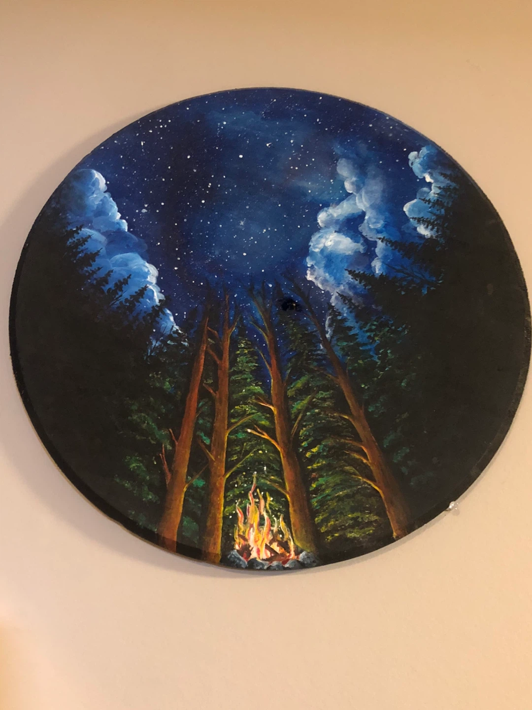 “Embers Beneath the Milky Way” Original Painting - photo 2