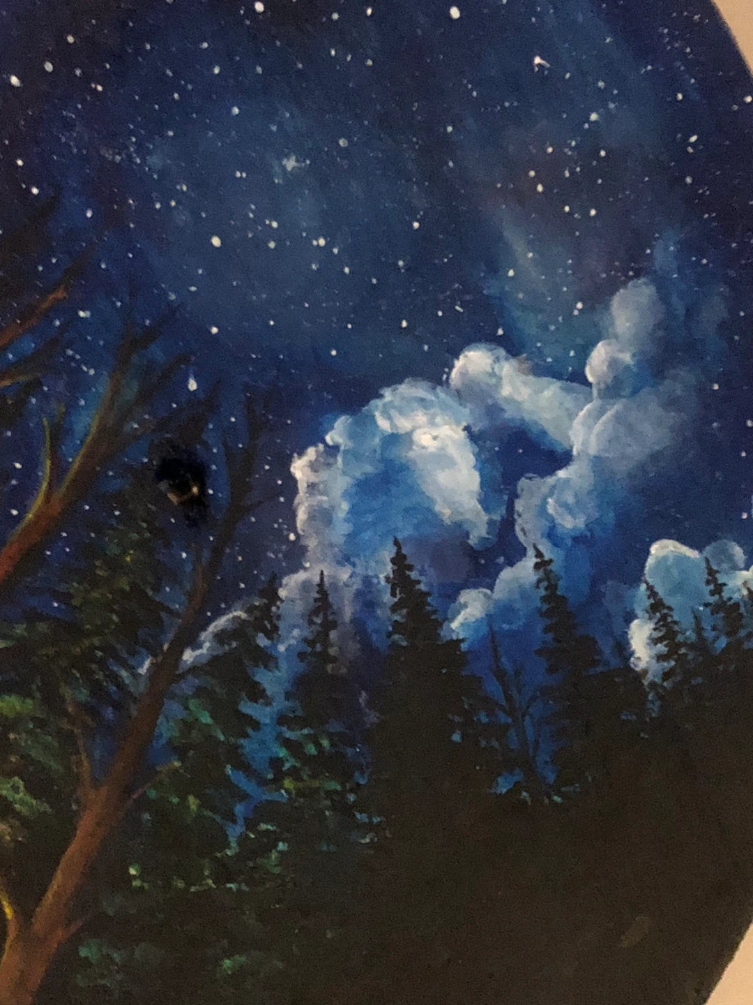 “Embers Beneath the Milky Way” Original Painting - photo 5