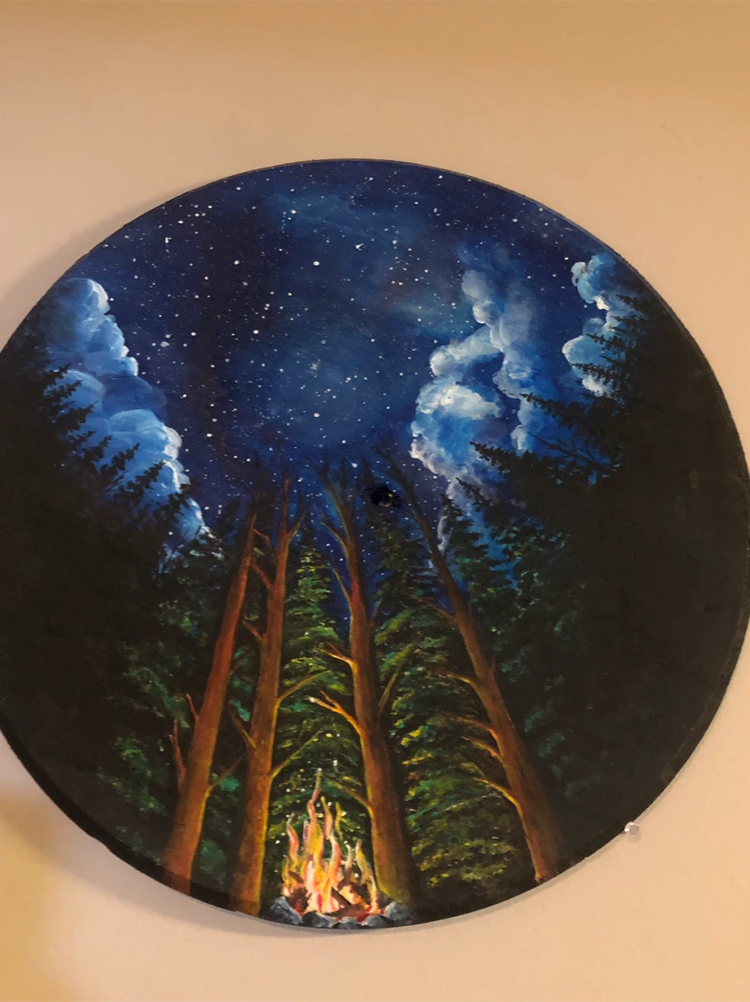 “Embers Beneath the Milky Way” Original Painting - photo 4