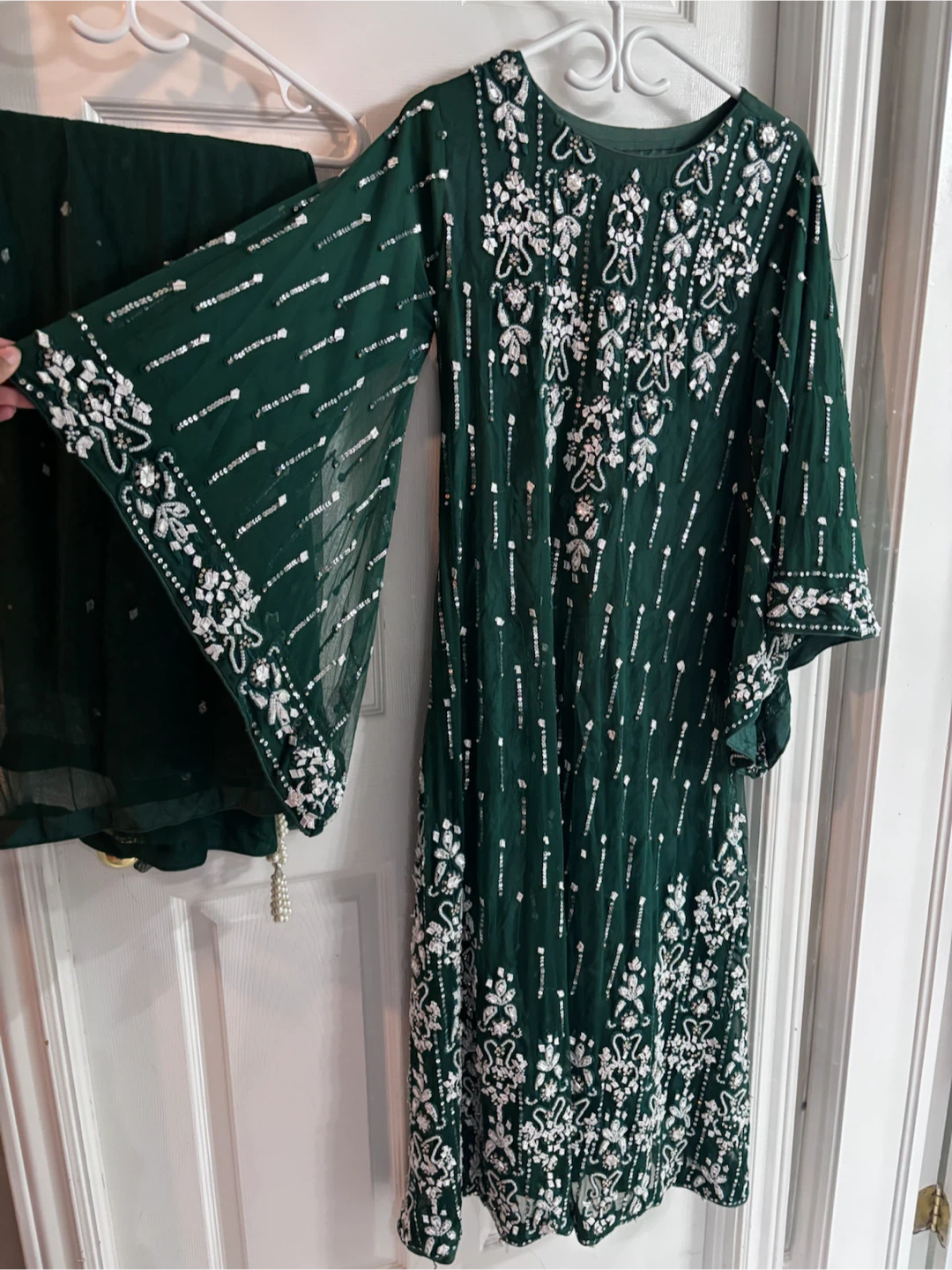 Embellished Kurti and Skirt Set