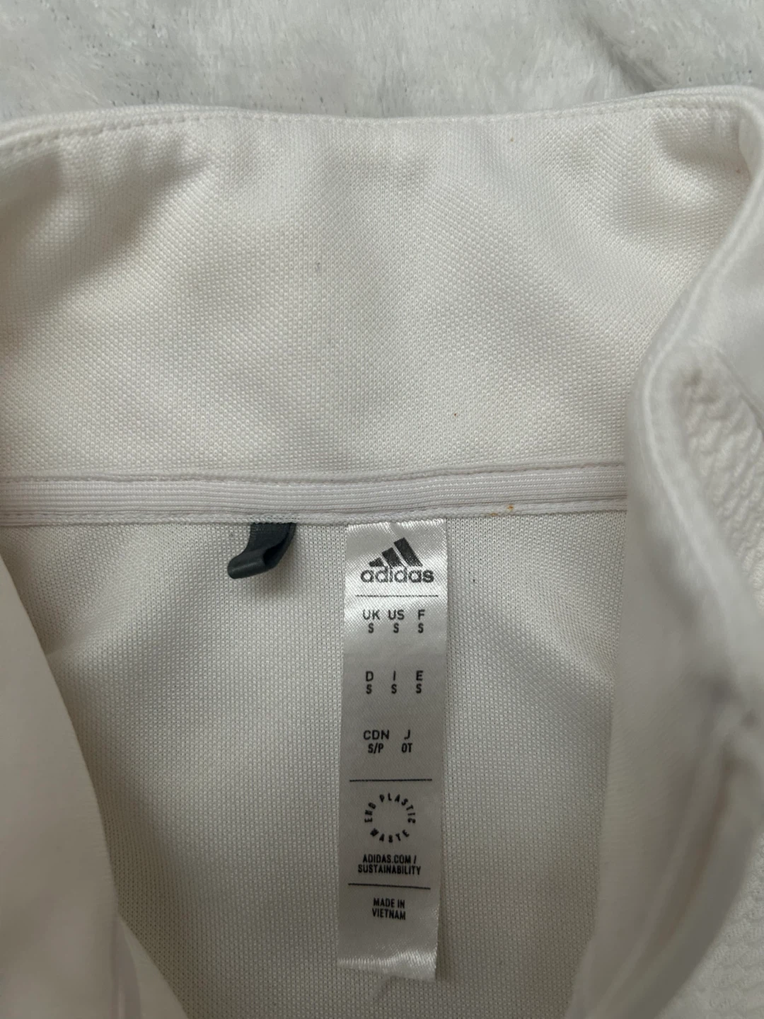 ⭐️ WHITE ADIDAS TRACK JACKET ⭐️ - photo 2