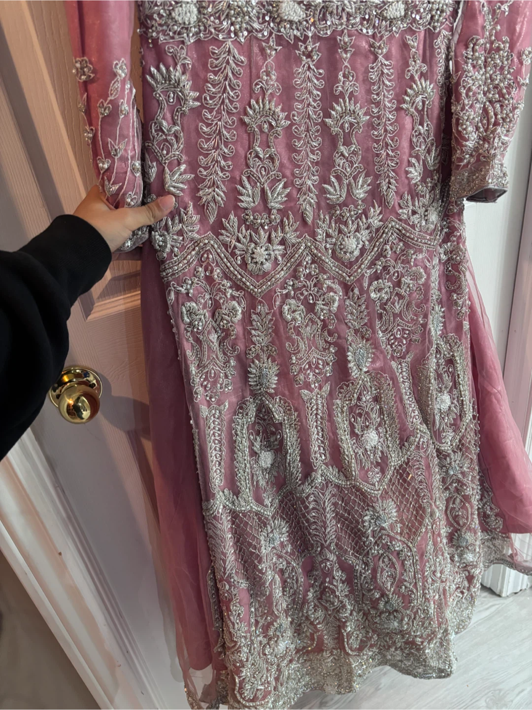 Pink Embellished Maxi Dress - photo 2