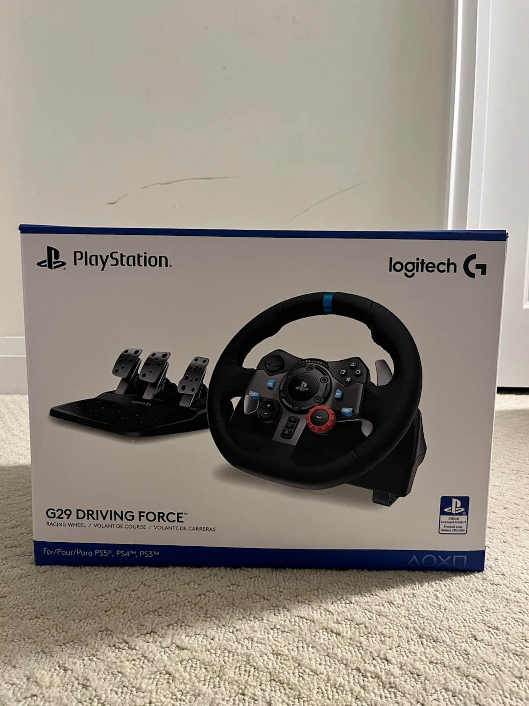 Logitech G29 Racing Wheel and Pedals (FOR PLAYSTATION/PC)