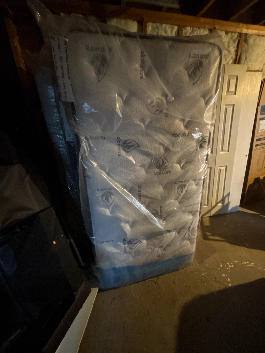 Aloe Vera twin Mattress and box spring